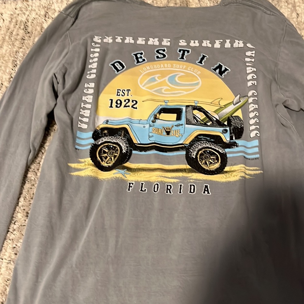 Destin Florida surf long sleeve tee